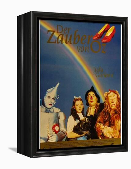 The Wizard of Oz, German Movie Poster, 1939-null-Framed Stretched Canvas