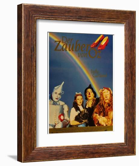 The Wizard of Oz, German Movie Poster, 1939-null-Framed Premium Giclee Print