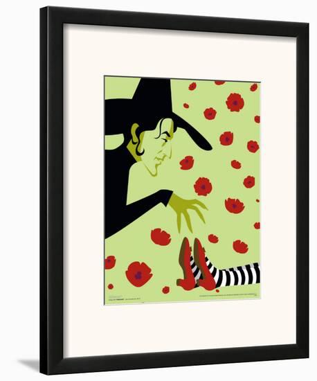 The Wizard of Oz: Glitter Wicked Witch-null-Framed Art Print