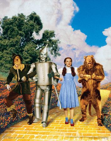 The Wizard Of Oz Glitter Yellow Brick Road Art Print By Art Com