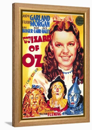 The Wizard of Oz, Italian Movie Poster, 1939-null-Framed Stretched Canvas