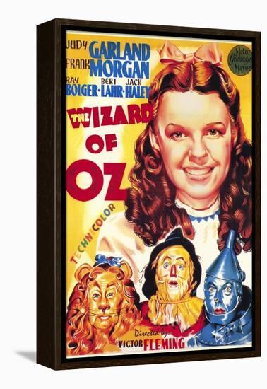 The Wizard of Oz, Italian Movie Poster, 1939-null-Framed Stretched Canvas