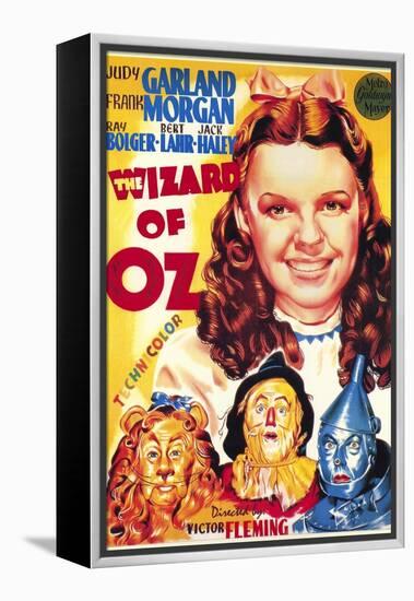 The Wizard of Oz, Italian Movie Poster, 1939-null-Framed Stretched Canvas