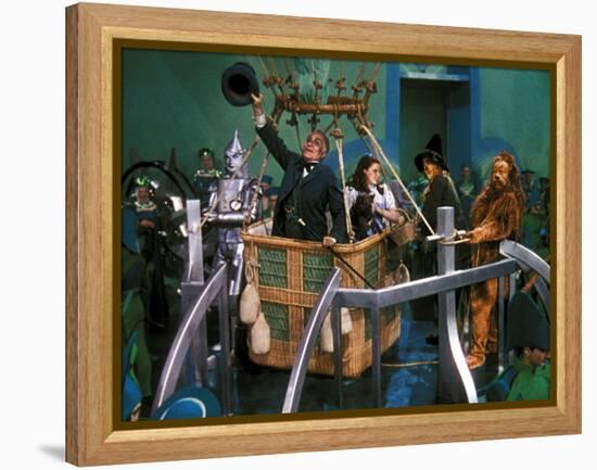 The Wizard of Oz, Jack Haley, Frank Morgan, Toto the Dog, Judy Garland, Ray Bolger, Bert Lahr, 1939-null-Framed Stretched Canvas