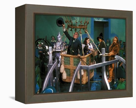 The Wizard of Oz, Jack Haley, Frank Morgan, Toto the Dog, Judy Garland, Ray Bolger, Bert Lahr, 1939-null-Framed Stretched Canvas