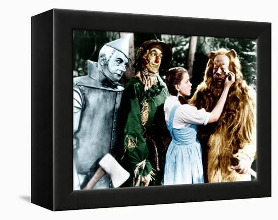 The Wizard of Oz, Jack Haley, Ray Bolger, Judy Garland, Bert Lahr, 1939-null-Framed Stretched Canvas