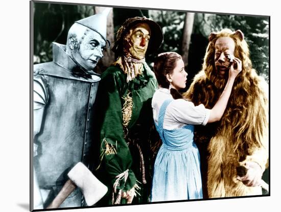 The Wizard of Oz, Jack Haley, Ray Bolger, Judy Garland, Bert Lahr, 1939-null-Mounted Photo