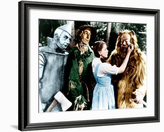 The Wizard of Oz, Jack Haley, Ray Bolger, Judy Garland, Bert Lahr, 1939-null-Framed Photo