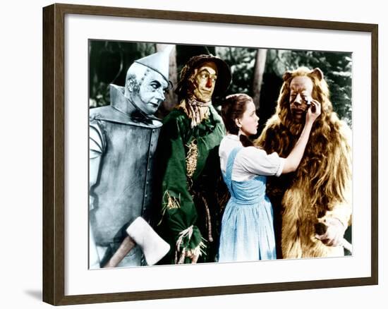 The Wizard of Oz, Jack Haley, Ray Bolger, Judy Garland, Bert Lahr, 1939-null-Framed Photo