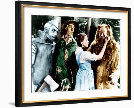 The Wizard of Oz, Jack Haley, Ray Bolger, Judy Garland, Bert Lahr, 1939-null-Framed Photo