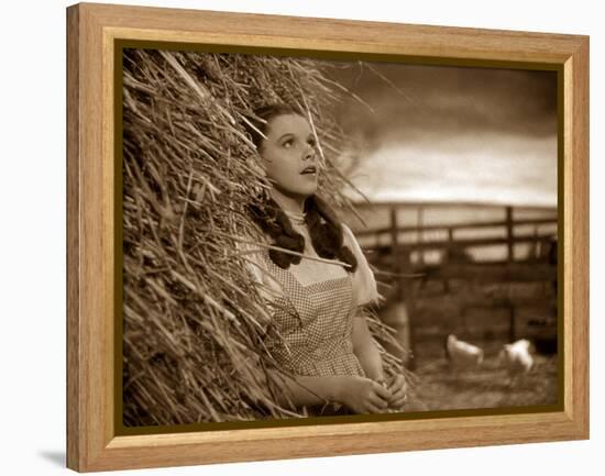 The Wizard of Oz, Judy Garland, 1939-null-Framed Stretched Canvas