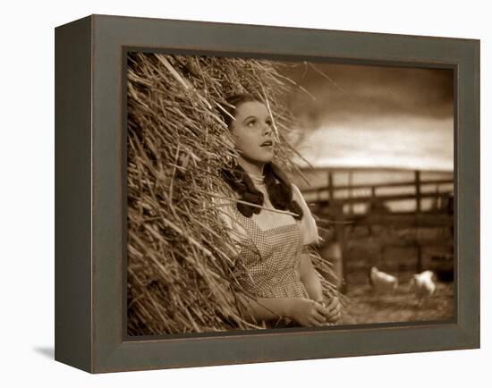 The Wizard of Oz, Judy Garland, 1939-null-Framed Stretched Canvas