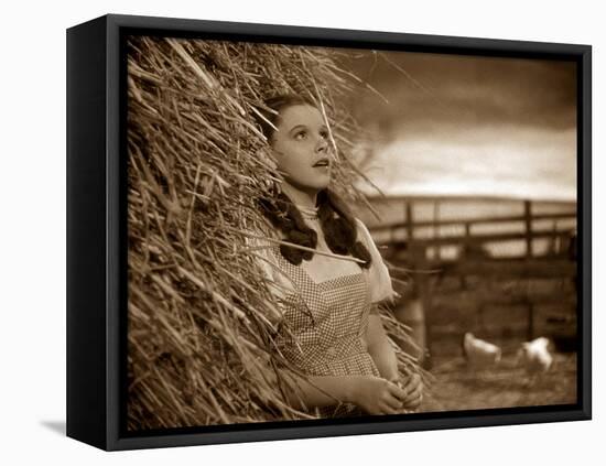 The Wizard of Oz, Judy Garland, 1939-null-Framed Stretched Canvas