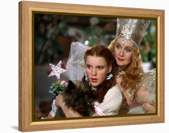 The Wizard of Oz, Judy Garland, Billie Burke, 1939-null-Framed Stretched Canvas