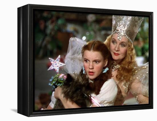 The Wizard of Oz, Judy Garland, Billie Burke, 1939-null-Framed Stretched Canvas