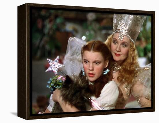 The Wizard of Oz, Judy Garland, Billie Burke, 1939-null-Framed Stretched Canvas