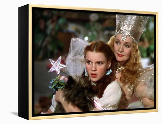 The Wizard of Oz, Judy Garland, Billie Burke, 1939-null-Framed Stretched Canvas