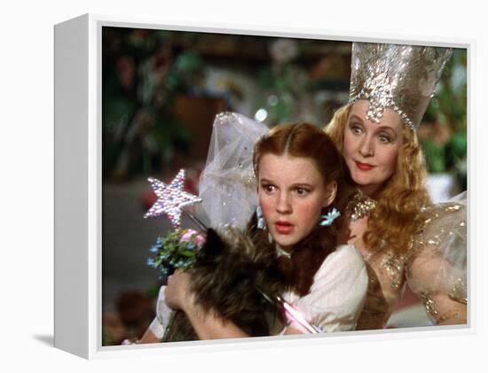 The Wizard of Oz, Judy Garland, Billie Burke, 1939-null-Framed Stretched Canvas