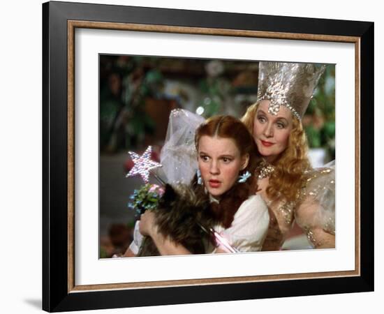 The Wizard of Oz, Judy Garland, Billie Burke, 1939-null-Framed Photo