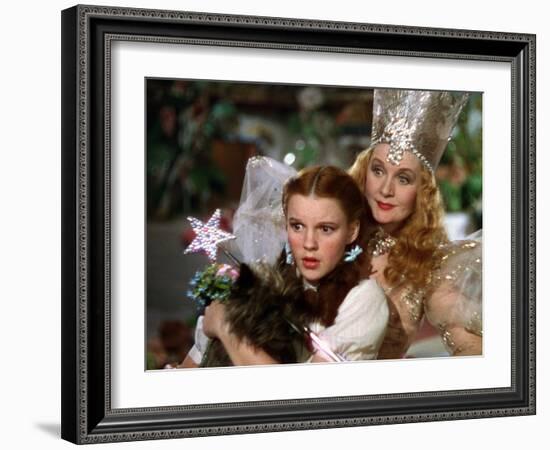 The Wizard of Oz, Judy Garland, Billie Burke, 1939-null-Framed Photo