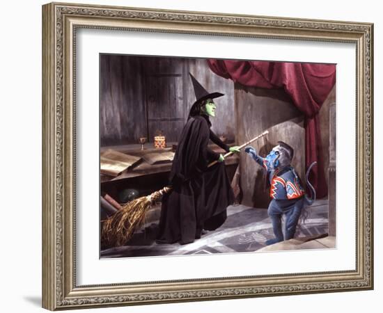 The Wizard of Oz, Margaret Hamilton, 1939-null-Framed Premium Photographic Print