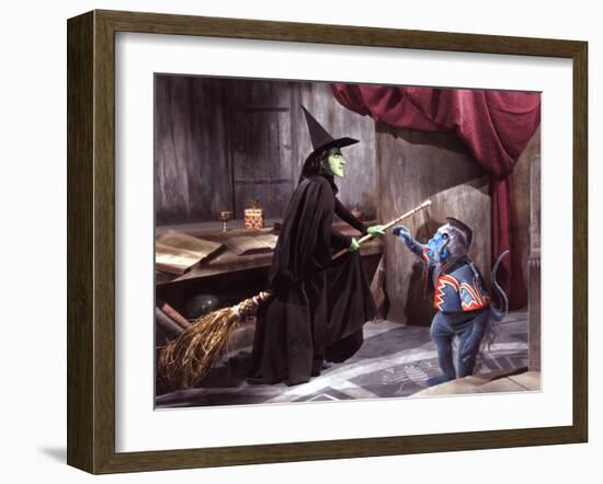 The Wizard of Oz, Margaret Hamilton, 1939-null-Framed Premium Photographic Print