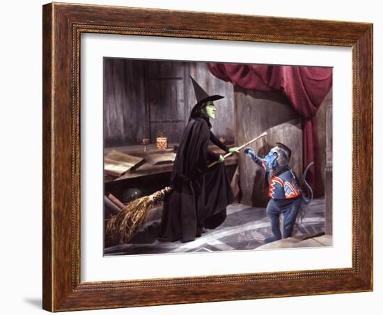 The Wizard of Oz, Margaret Hamilton, 1939-null-Framed Premium Photographic Print