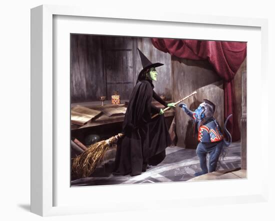 The Wizard of Oz, Margaret Hamilton, 1939-null-Framed Premium Photographic Print