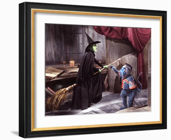 The Wizard of Oz, Margaret Hamilton, 1939-null-Framed Premium Photographic Print