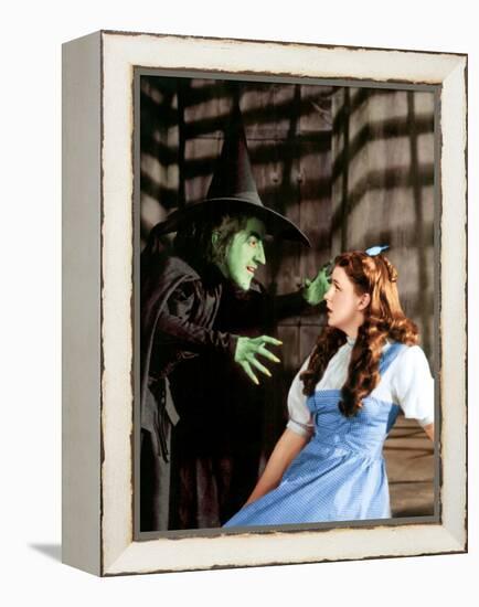 The Wizard of Oz, Margaret Hamilton, Judy Garland, 1939-null-Framed Stretched Canvas