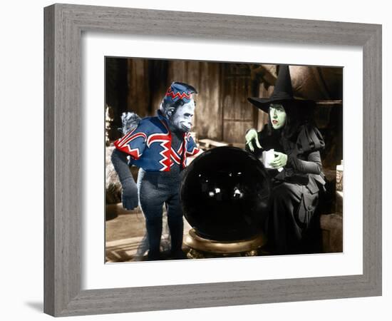The Wizard of Oz, Margaret Hamilton (Right), 1939-null-Framed Premium Photographic Print