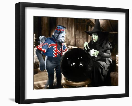 The Wizard of Oz, Margaret Hamilton (Right), 1939-null-Framed Premium Photographic Print