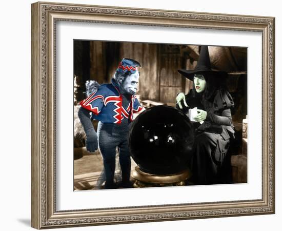 The Wizard of Oz, Margaret Hamilton (Right), 1939-null-Framed Photo