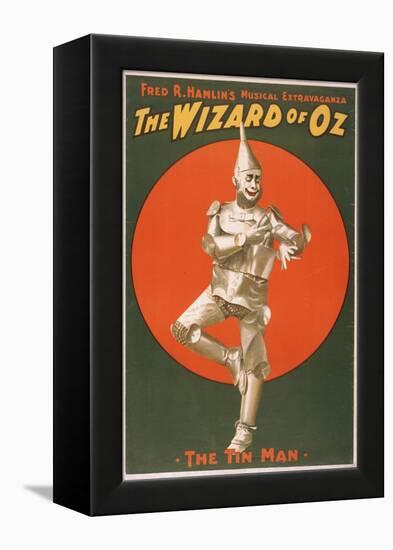 "The Wizard of Oz" Musical Theatre Poster No.2-Lantern Press-Framed Stretched Canvas