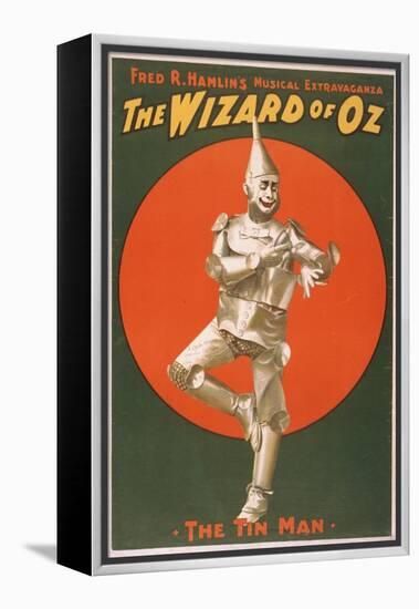 "The Wizard of Oz" Musical Theatre Poster No.2-Lantern Press-Framed Stretched Canvas