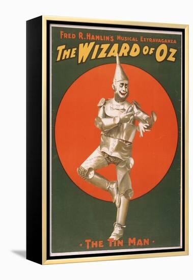 "The Wizard of Oz" Musical Theatre Poster No.2-Lantern Press-Framed Stretched Canvas
