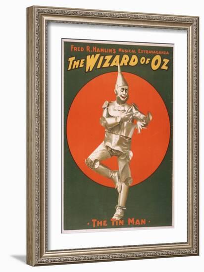 "The Wizard of Oz" Musical Theatre Poster No.2-Lantern Press-Framed Premium Giclee Print