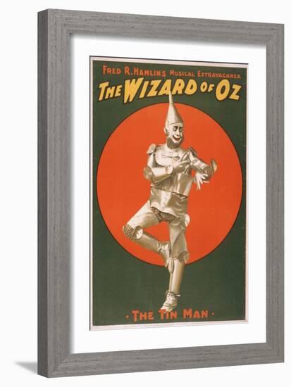 "The Wizard of Oz" Musical Theatre Poster No.2-Lantern Press-Framed Premium Giclee Print