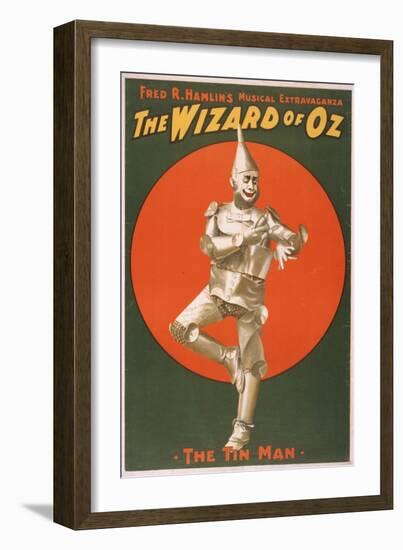 "The Wizard of Oz" Musical Theatre Poster No.2-Lantern Press-Framed Premium Giclee Print