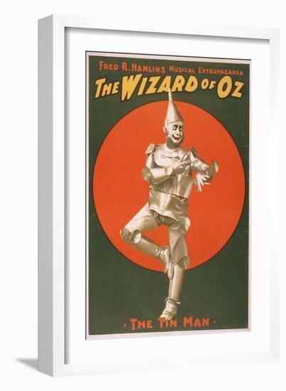 "The Wizard of Oz" Musical Theatre Poster No.2-Lantern Press-Framed Premium Giclee Print