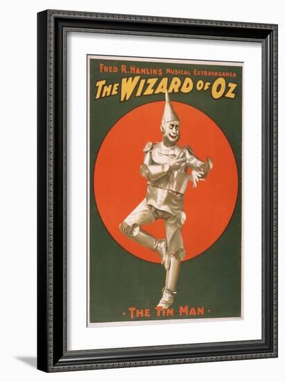 "The Wizard of Oz" Musical Theatre Poster No.2-Lantern Press-Framed Premium Giclee Print