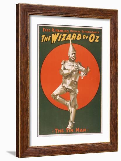 "The Wizard of Oz" Musical Theatre Poster No.2-Lantern Press-Framed Art Print