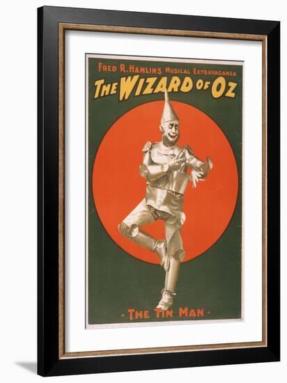 "The Wizard of Oz" Musical Theatre Poster No.2-Lantern Press-Framed Art Print