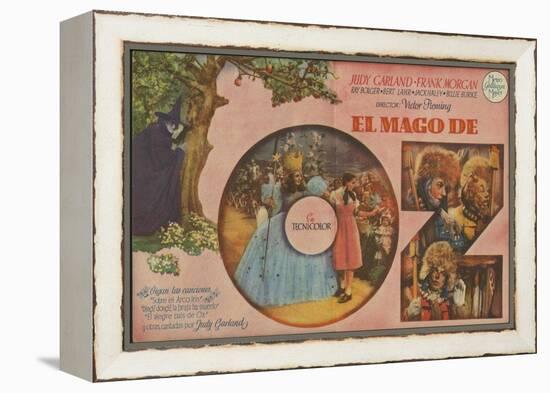 The Wizard of Oz, Spanish Movie Poster, 1939-null-Framed Stretched Canvas