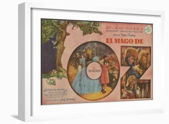 The Wizard of Oz, Spanish Movie Poster, 1939-null-Framed Premium Giclee Print