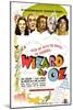 The Wizard of Oz, UK Movie Poster, 1939-null-Mounted Art Print