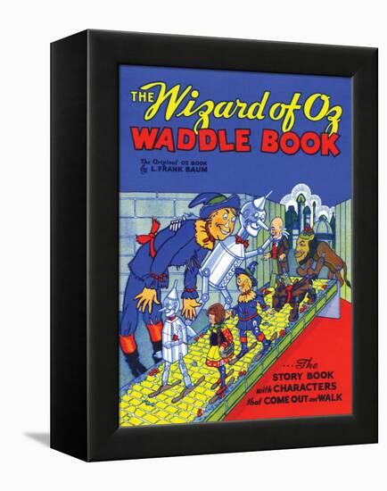 The Wizard of Oz Waddle Book-W.w. Denslow-Framed Stretched Canvas