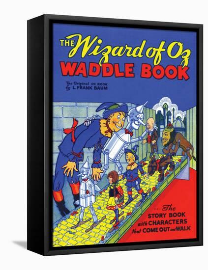 The Wizard of Oz Waddle Book-W.w. Denslow-Framed Stretched Canvas