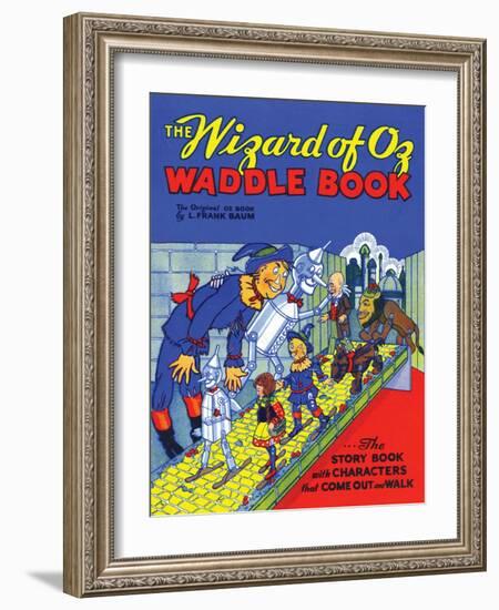 The Wizard of Oz Waddle Book-W.w. Denslow-Framed Art Print