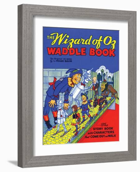 The Wizard of Oz Waddle Book-W.w. Denslow-Framed Art Print